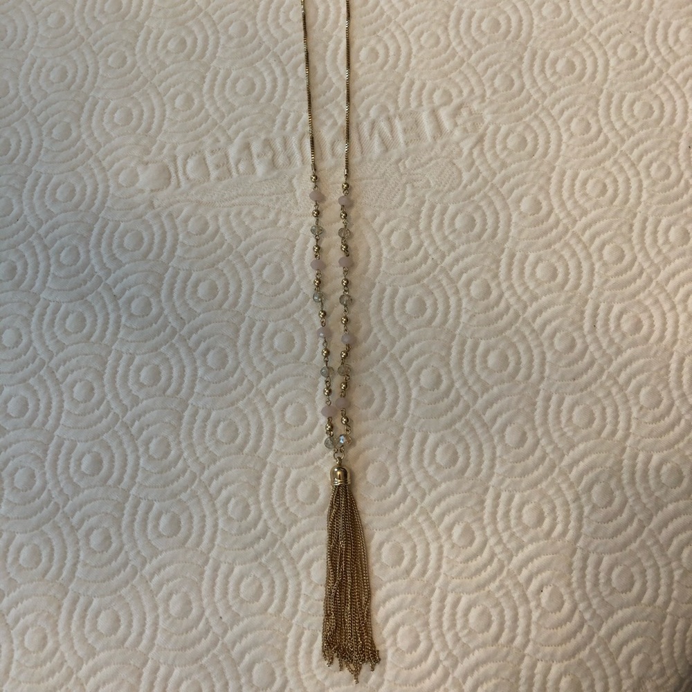Long statement necklace - Picture 2 of 3